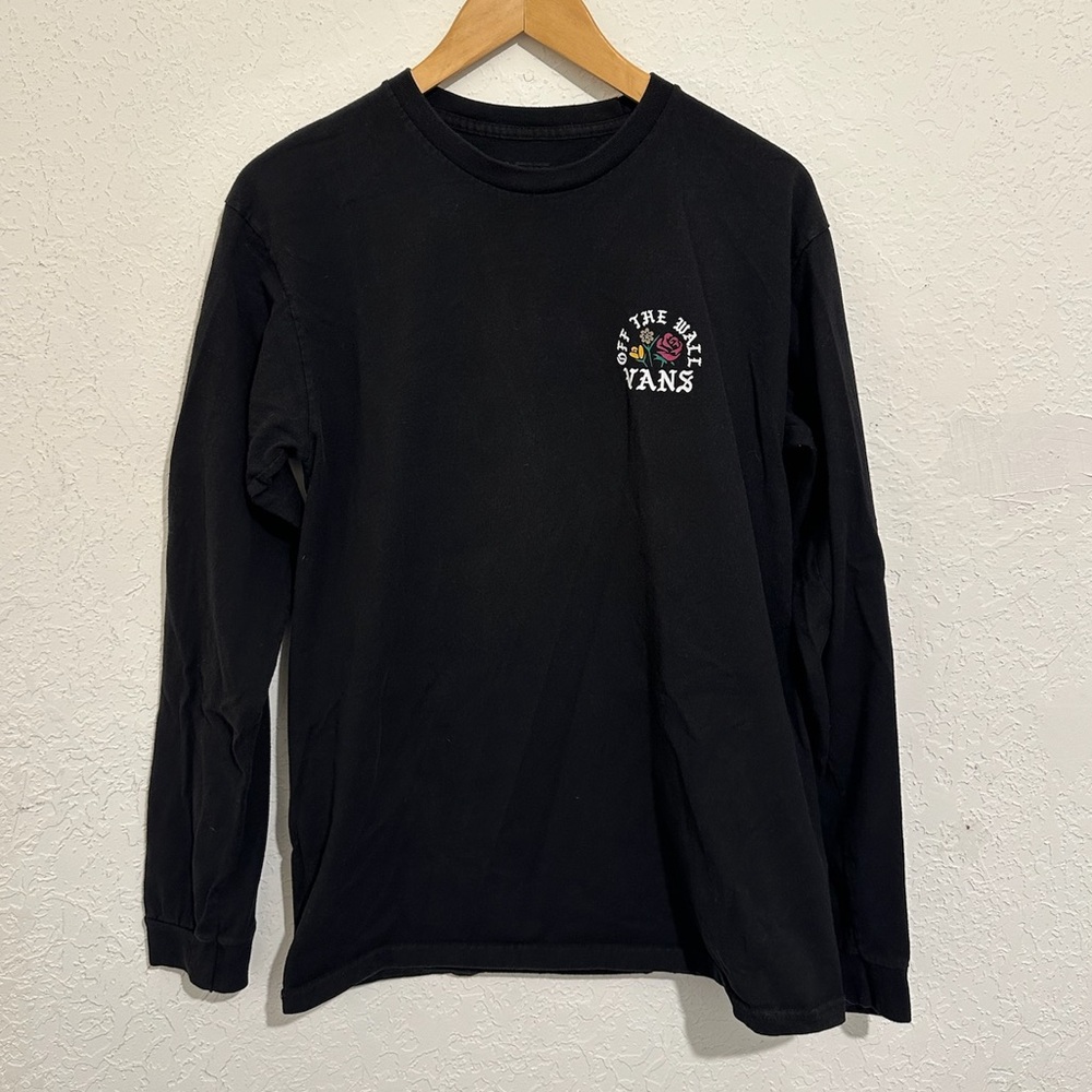 Vans Black Long Sleeve Shirt